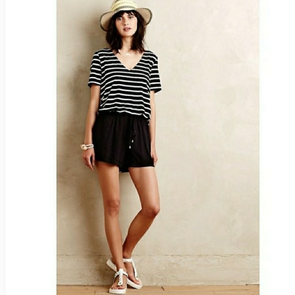 Anthropologie Other - Anthropologie Eleveneses Striped Romper M